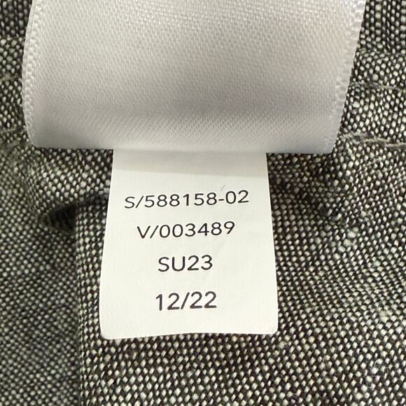 ATHLETA Voyager Tank Top Size M 100% Linen Aspen Olive Gray Adjustable Straps - Picture 9 of 13